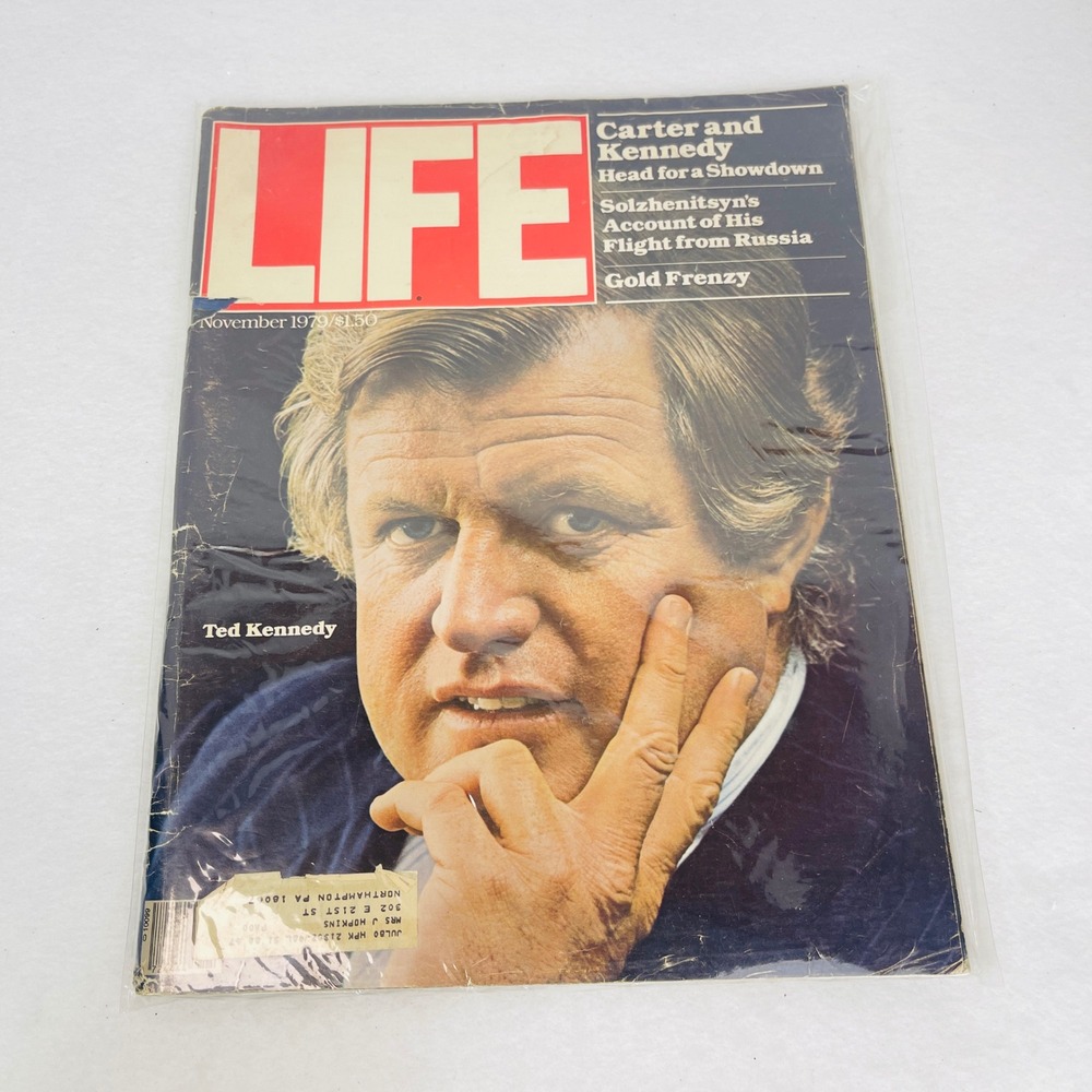 Vintage Life Magazine November 1979 Ted Kennedy Carter Showdown Natural Light Ad
